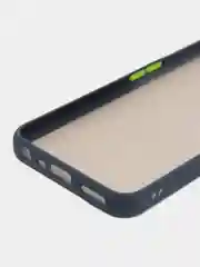 Синий чехол Realme 8I с защитой камеры и матовой спинкой
