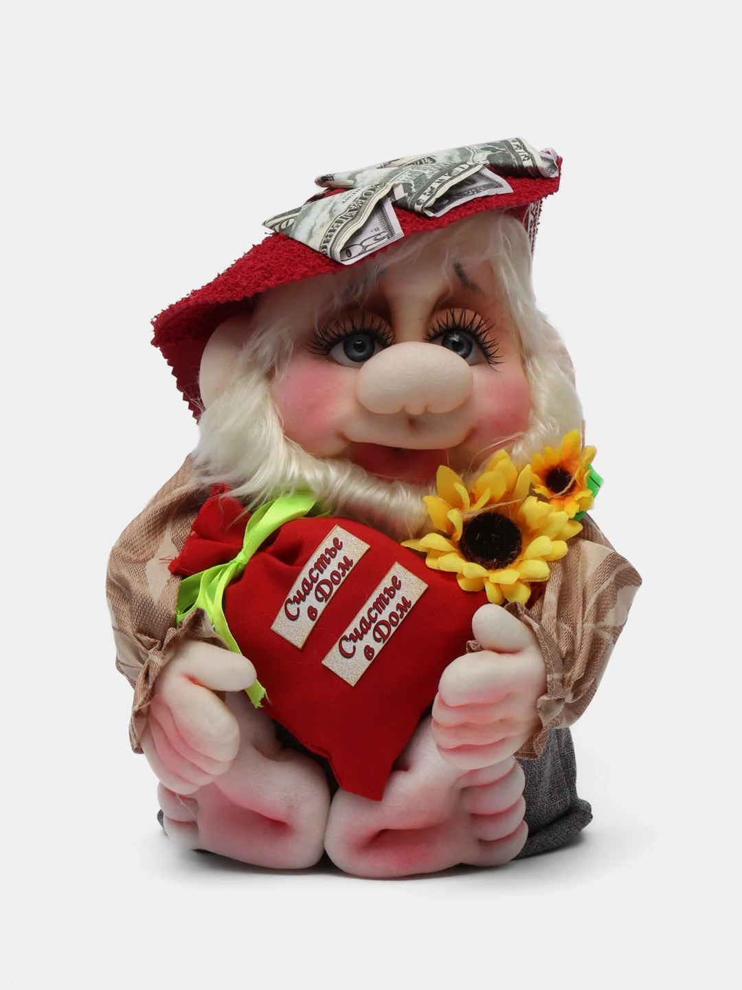 Багровый игрушка "Домовенок"