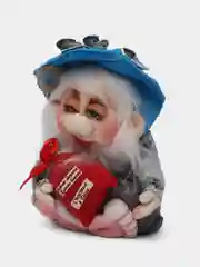 Зелёный хаки игрушка "Домовенок"