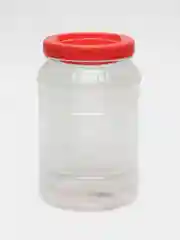 Коралловый банка-ёмкость с винтовой крышкой, для хранения сыпучих продуктов и мёда, 2 л