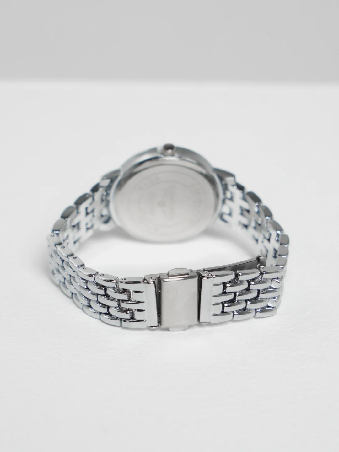 Серебряный женские классические часы, с коробкой