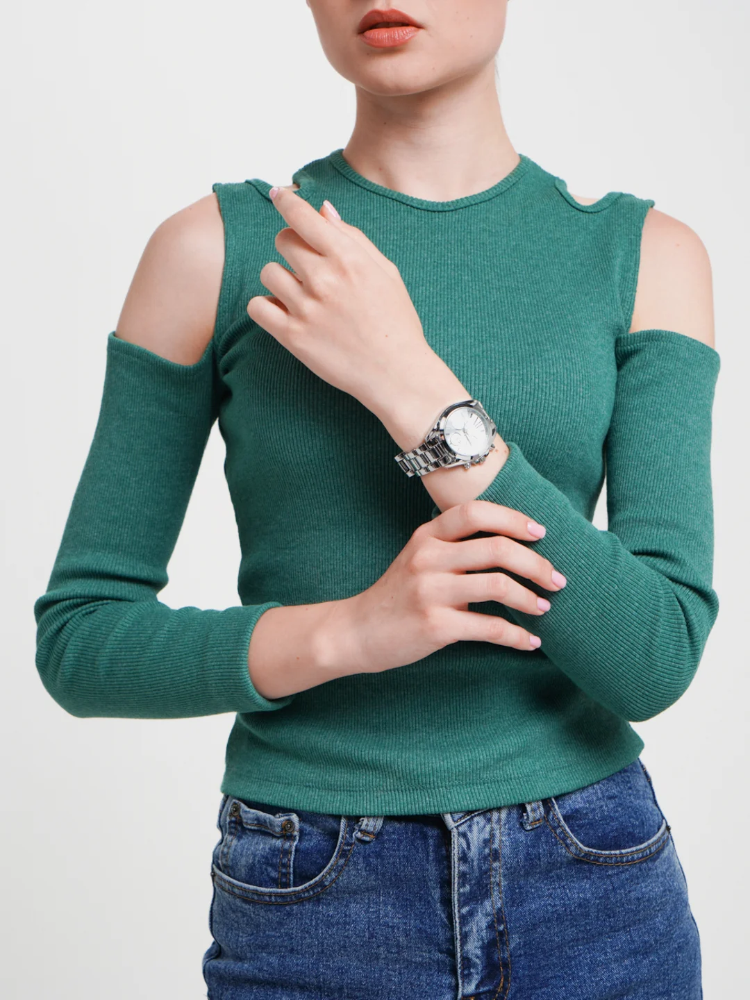 Серебряный часы женские Mk