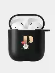 Белый чехол для наушников Apple Airpods 1 / 2 / 3 / Pro силиконовый с карабином
