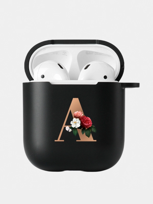 Чехол для наушников Apple Airpods 1 / 2 / 3 / Pro силиконовый с карабином
