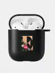 Черный чехол для наушников Apple Airpods 1 / 2 / 3 / Pro силиконовый с карабином