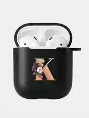 Бежевый чехол для наушников Apple Airpods 1 / 2 / 3 / Pro силиконовый с карабином