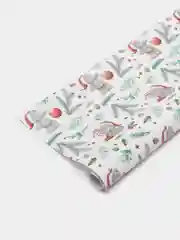 Коралловый упаковочная новогодняя бумага, 50 х 70 см
