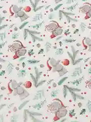 Коралловый упаковочная новогодняя бумага, 50 х 70 см