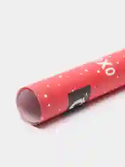 Красный упаковочная новогодняя бумага, 50 х 70 см