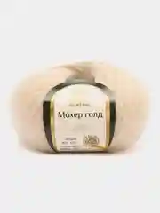 Бежевый пряжа Камтекс "Мохер Голд", 60% мохер, 20% акрил, 20% хлопок, 250 м