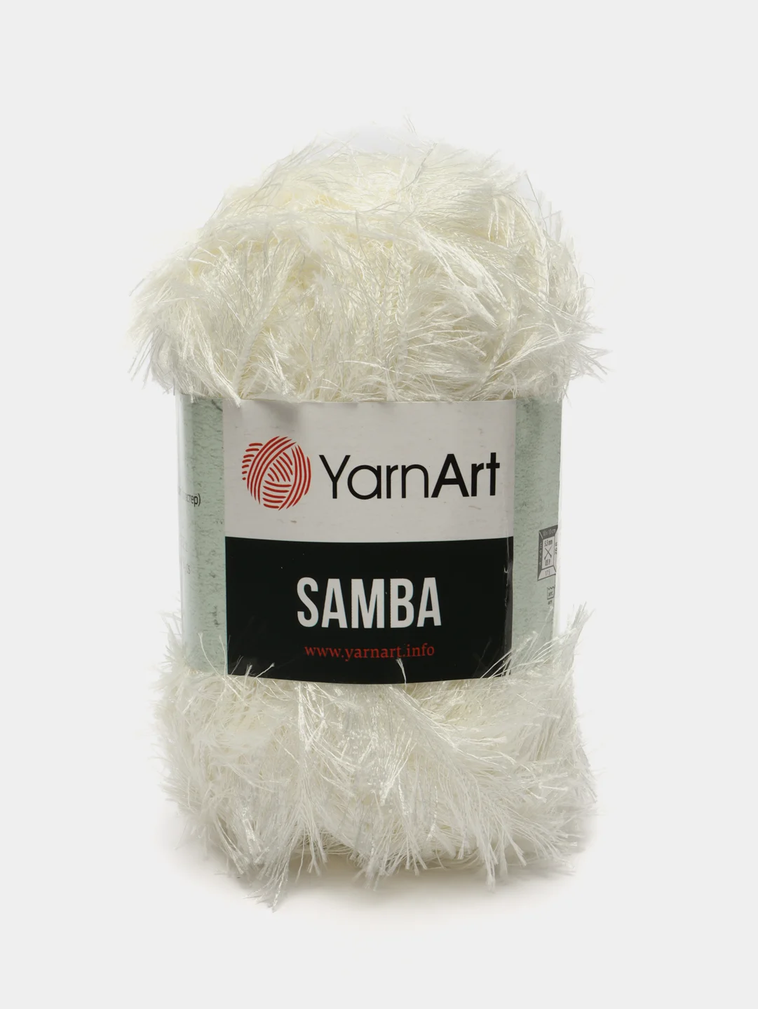 Молочный пряжа Травка Ярн Арт Samba YarnArt, 100г ,150м, полиэстер