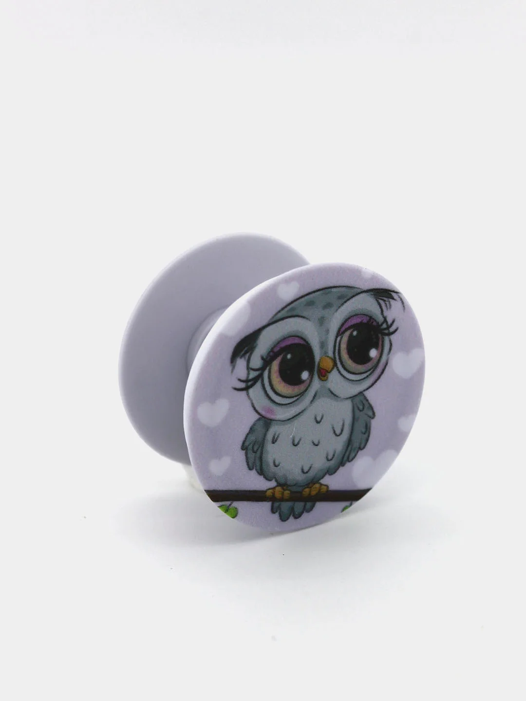 Бордовый держатель для телефона PopSocket (попсокет) с рисунками