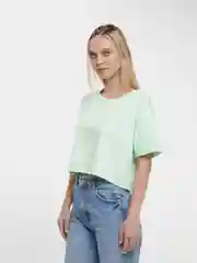 Мятный футболка женская