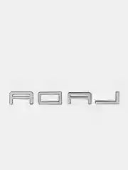Черный эмблема надпись Lada в стиле "Порше"