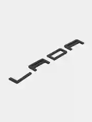 Черный эмблема надпись Lada в стиле "Порше"