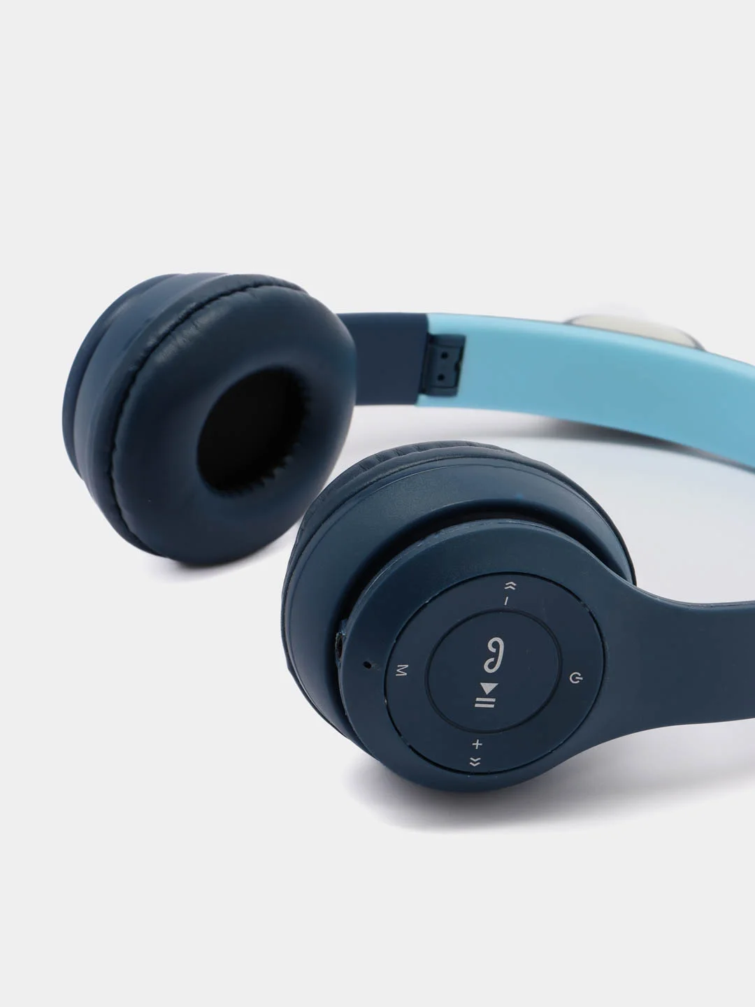 Темно-синий беспроводные наушники Bluetooth, c кошачьими светящимися ушками Cat