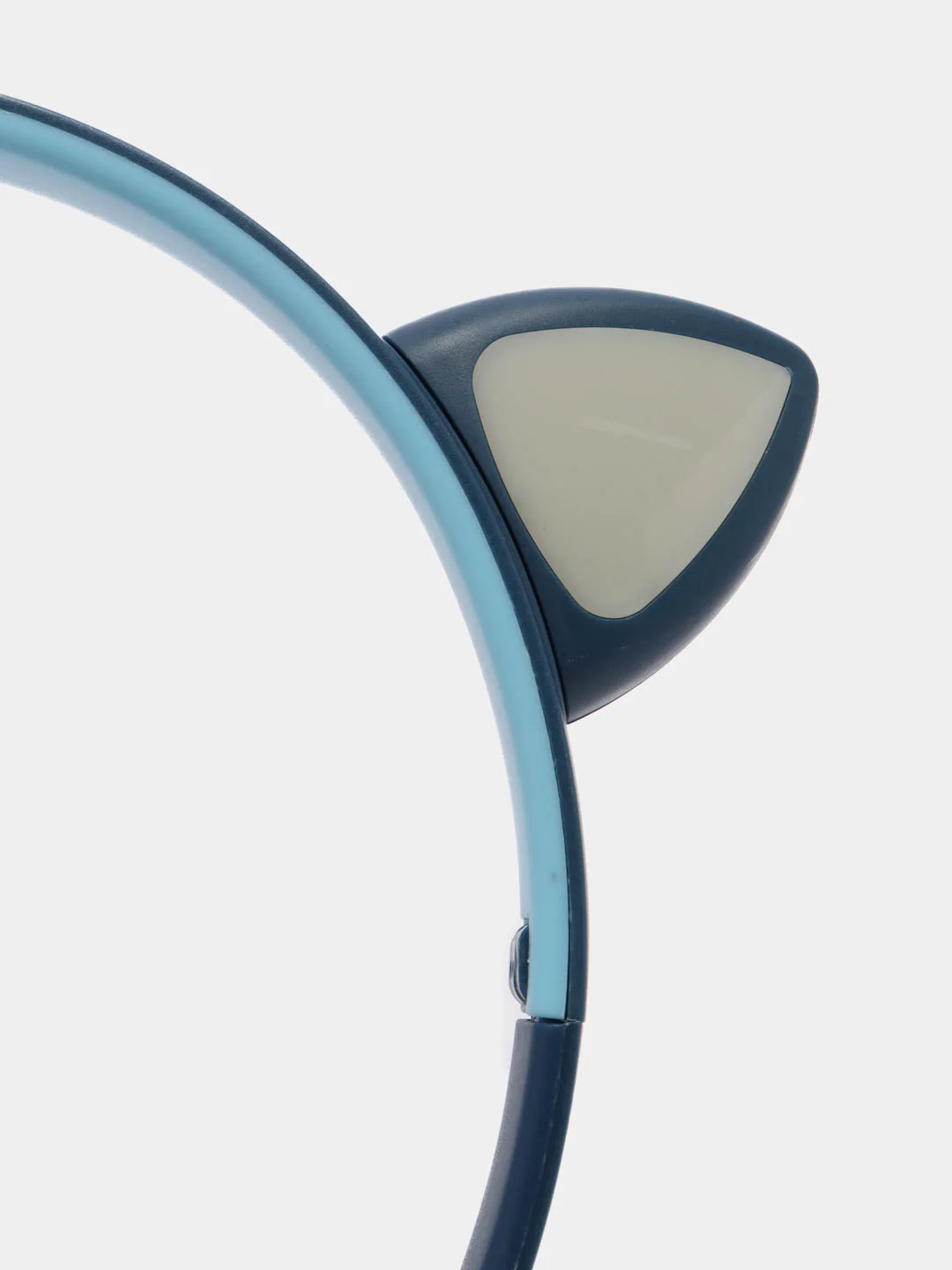Темно-синий беспроводные наушники Bluetooth, c кошачьими светящимися ушками Cat