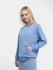 Синий худи женское спортивное