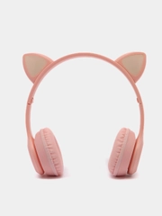 Беспроводные наушники Bluetooth, c кошачьими светящимися ушками Cat