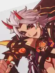 Игровой коврик для мыши по игре "Genshin Impact", Итто