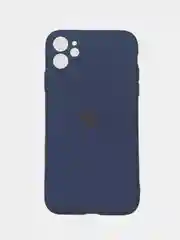 Темно-синий чехол на iPhone 11, 13, 12, XR, Pro, Max, Mini, бархатный