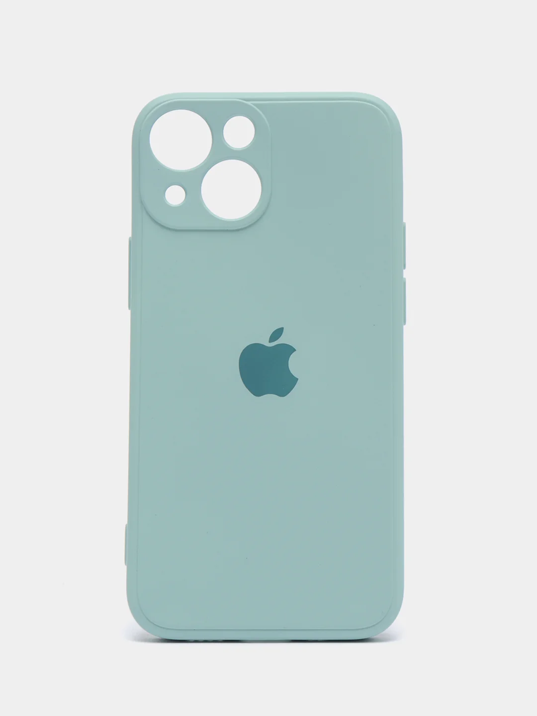 Бирюзовый чехол на iPhone 11, 13, 12, XR, Pro, Max, Mini, бархатный