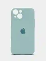 Бирюзовый чехол на iPhone 11, 13, 12, XR, Pro, Max, Mini, бархатный