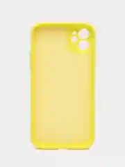 Горчичный чехол на iPhone 11, 13, 12, XR, Pro, Max, Mini, бархатный