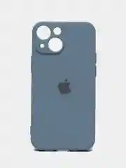 Светло-синий чехол на iPhone 11, 13, 12, XR, Pro, Max, Mini, бархатный