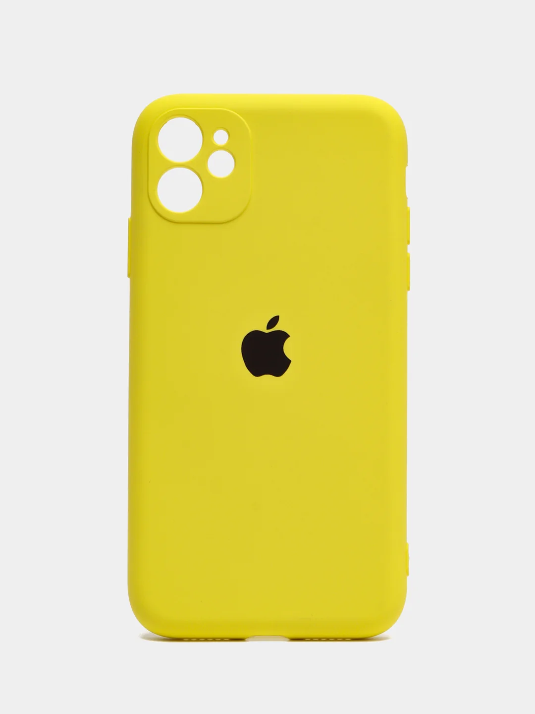Лимонный чехол на iPhone 11, 13, 12, XR, Pro, Max, Mini, бархатный