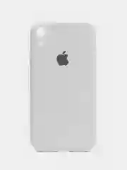 Белый чехол на iPhone 11, 13, 12, XR, Pro, Max, Mini, бархатный