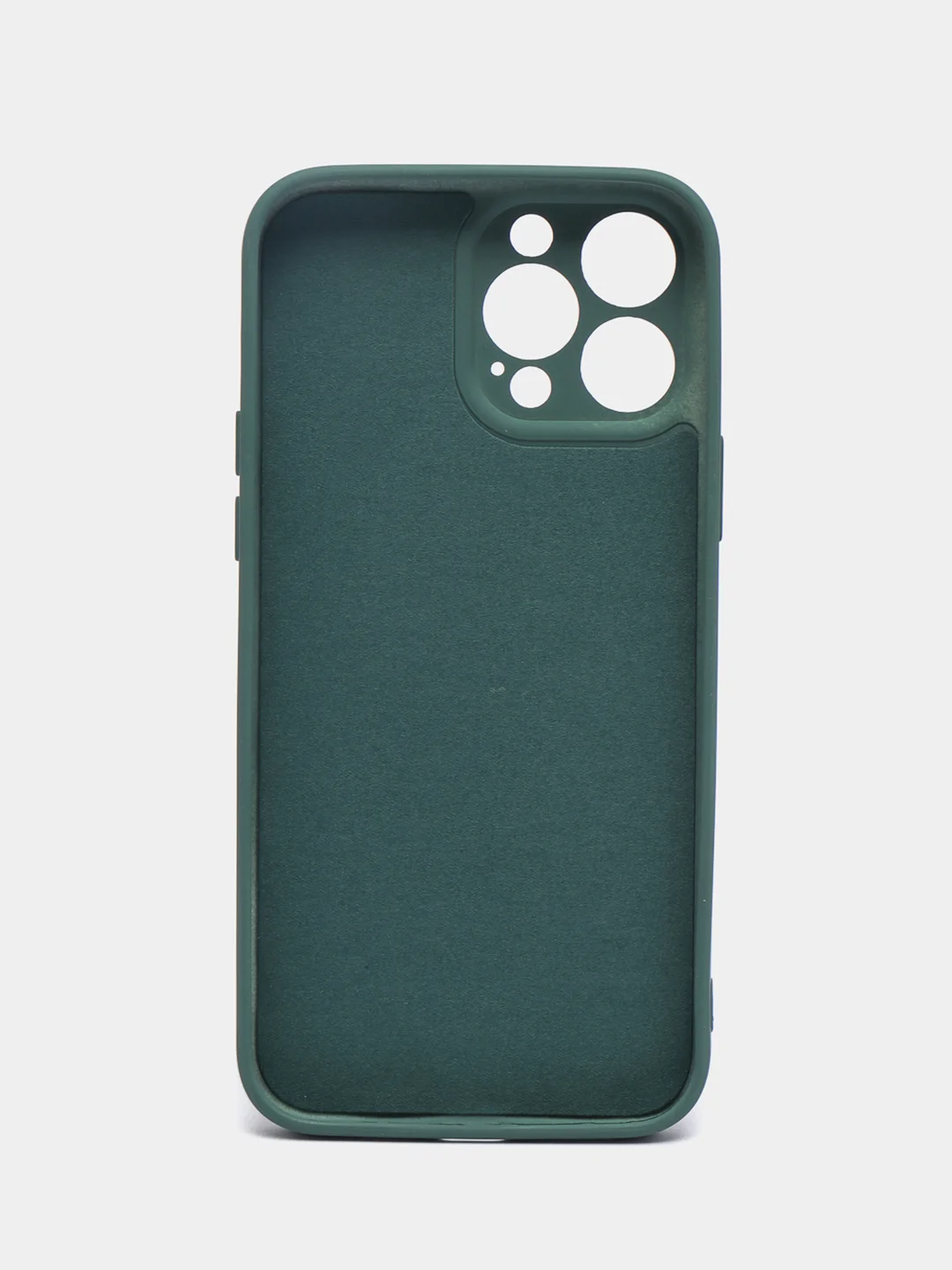 Зелёный хаки чехол на iPhone 11, 13, 12, XR, Pro, Max, Mini, бархатный