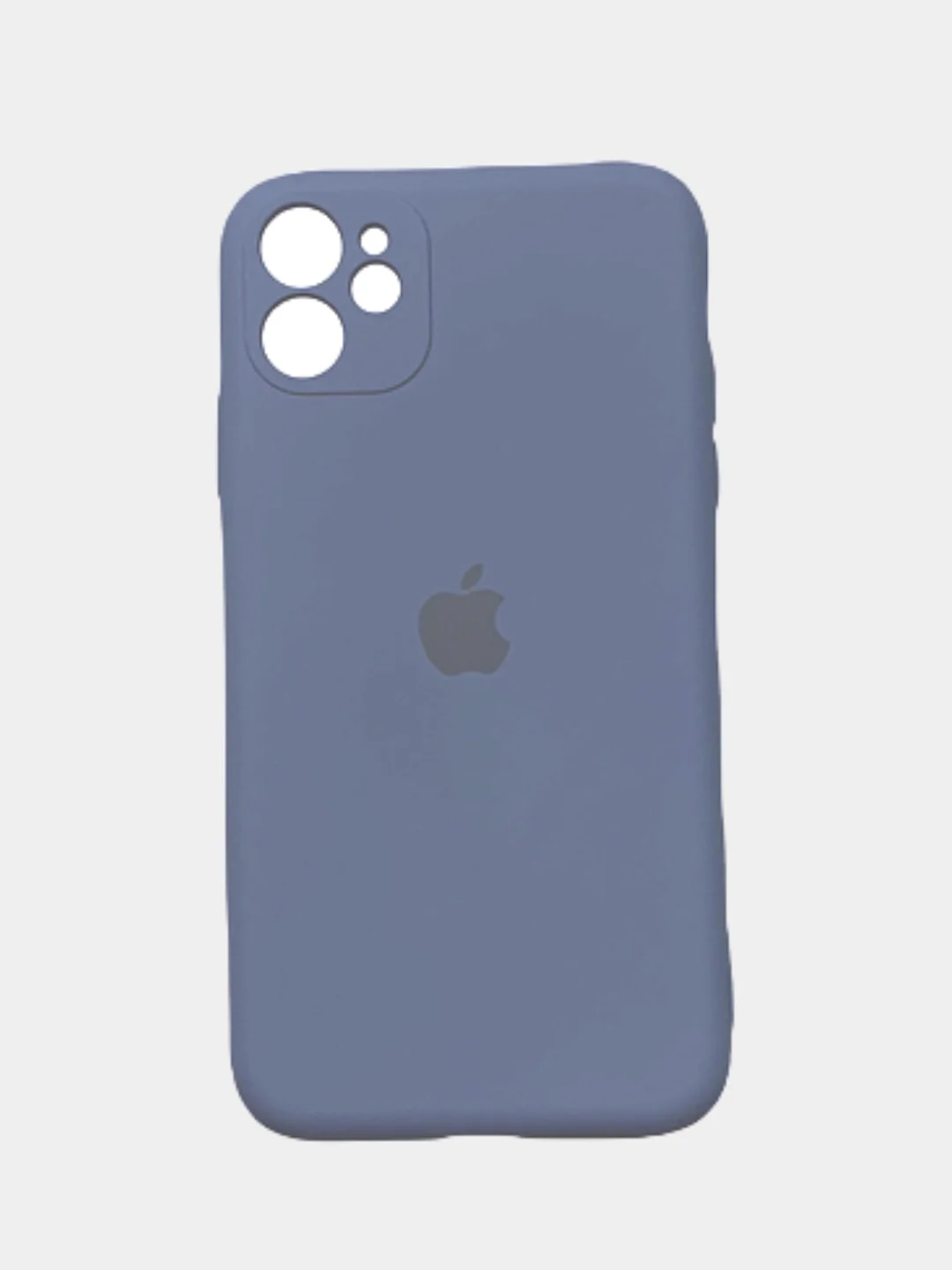 Синий меланж чехол на iPhone 11, 13, 12, XR, Pro, Max, Mini, бархатный