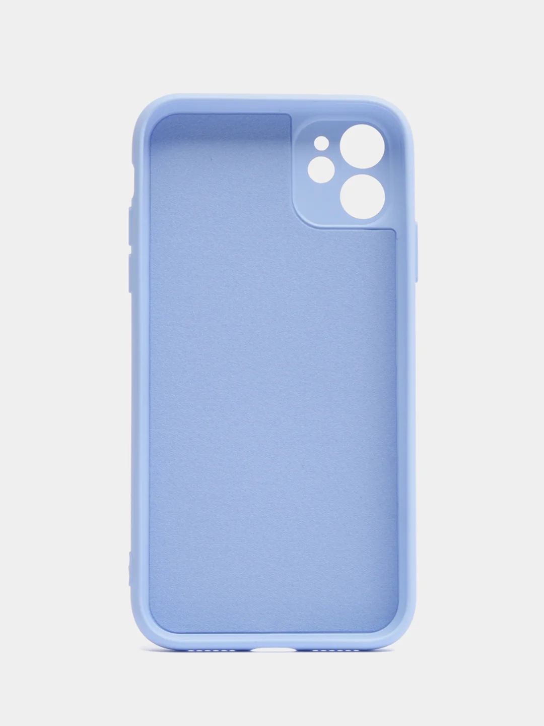 Небесно-голубой чехол на iPhone 11, 13, 12, XR, Pro, Max, Mini, бархатный