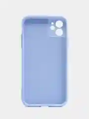 Небесно-голубой чехол на iPhone 11, 13, 12, XR, Pro, Max, Mini, бархатный
