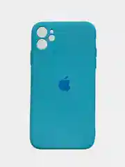 Голубой чехол на iPhone 11, 13, 12, XR, Pro, Max, Mini, бархатный