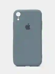 Серый меланж чехол на iPhone 11, 13, 12, XR, Pro, Max, Mini, бархатный