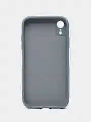 Серый меланж чехол на iPhone 11, 13, 12, XR, Pro, Max, Mini, бархатный