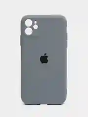 Серый меланж чехол на iPhone 11, 13, 12, XR, Pro, Max, Mini, бархатный