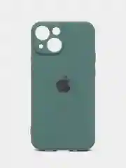 Зеленый чехол на iPhone 11, 13, 12, XR, Pro, Max, Mini, бархатный