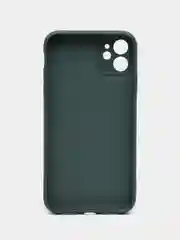Зеленый чехол на iPhone 11, 13, 12, XR, Pro, Max, Mini, бархатный