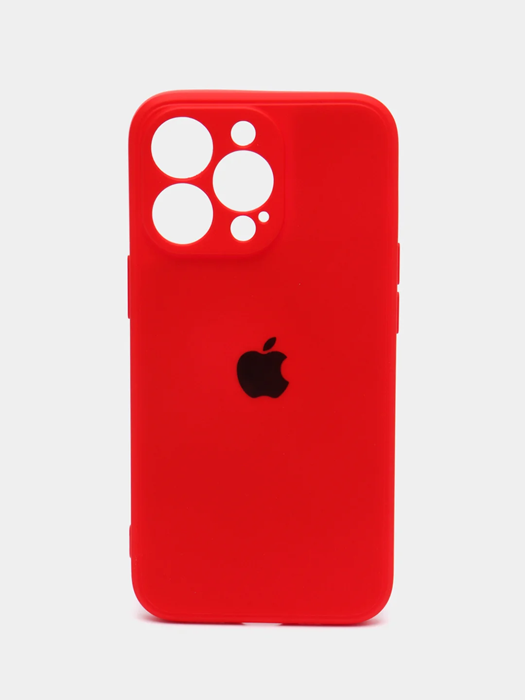Красный чехол на iPhone 11, 13, 12, XR, Pro, Max, Mini, бархатный