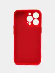 Красный чехол на iPhone 11, 13, 12, XR, Pro, Max, Mini, бархатный