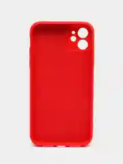 Красный чехол на iPhone 11, 13, 12, XR, Pro, Max, Mini, бархатный