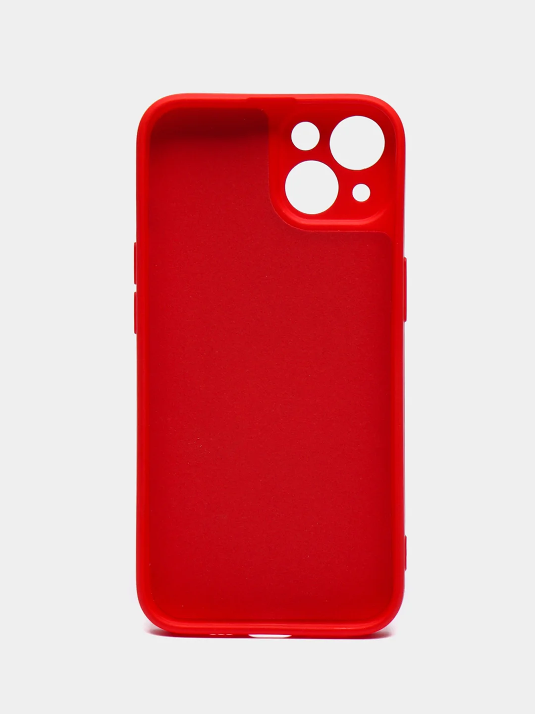 Красный чехол на iPhone 11, 13, 12, XR, Pro, Max, Mini, бархатный