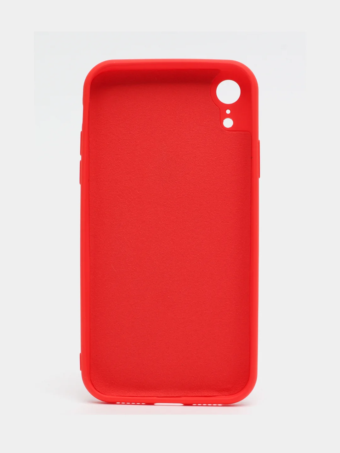 Красный чехол на iPhone 11, 13, 12, XR, Pro, Max, Mini, бархатный