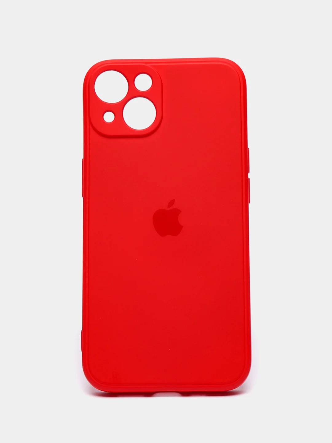 Красный чехол на iPhone 11, 13, 12, XR, Pro, Max, Mini, бархатный