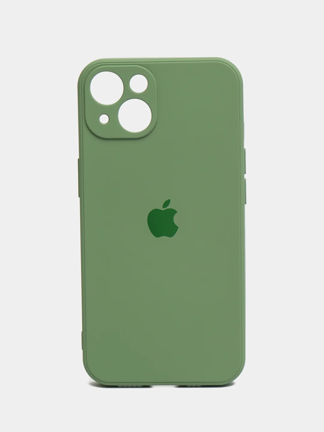 Лесной зеленый чехол на iPhone 11, 13, 12, XR, Pro, Max, Mini, бархатный
