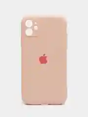 Коралловый меланж чехол на iPhone 11, 13, 12, XR, Pro, Max, Mini, бархатный