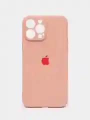 Коралловый меланж чехол на iPhone 11, 13, 12, XR, Pro, Max, Mini, бархатный
